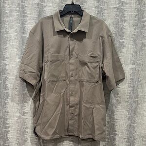 Lululemon Relaxed-Fit Short Sleeve Button Down Shirt
